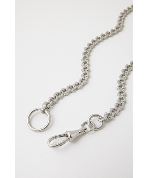 MOUSSY（マウジー）の「CLUB CHAIN ネックレス（ネックレス・レディース・シルバー/ゴールド・FREE）」の8枚目の写真