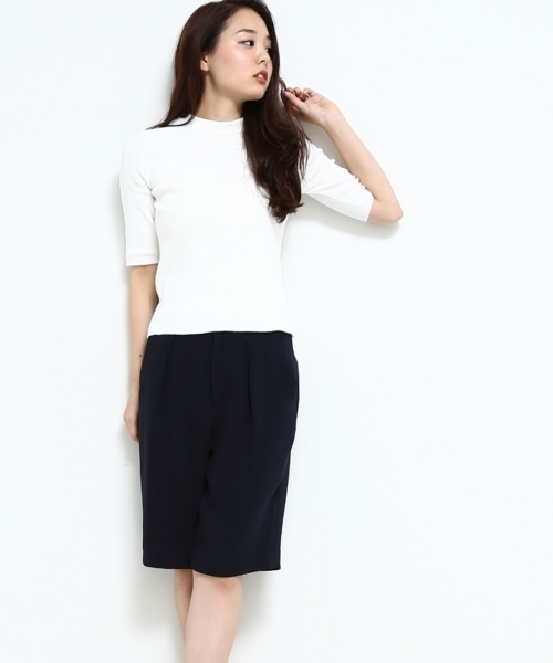 STUDIOUS（ステュディオス）の「センシュアルショートパンツ（その他パンツ・レディース・ピンク/ネイビー・0/1）」の18枚目の写真