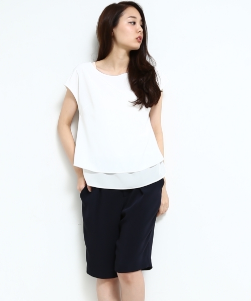 STUDIOUS（ステュディオス）の「センシュアルショートパンツ（その他パンツ・レディース・ピンク/ネイビー・0/1）」の20枚目の写真