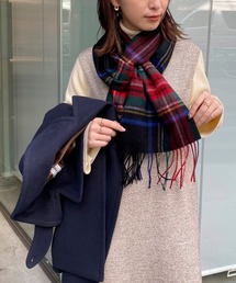 TWEED MILL | 【TWEED MILL/ツィードミル】ウールチェックマフラー25(マフラー)