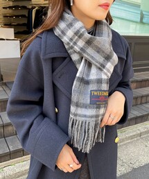 TWEED MILL | 【TWEED MILL/ツィードミル】ウールチェックマフラー25(マフラー)