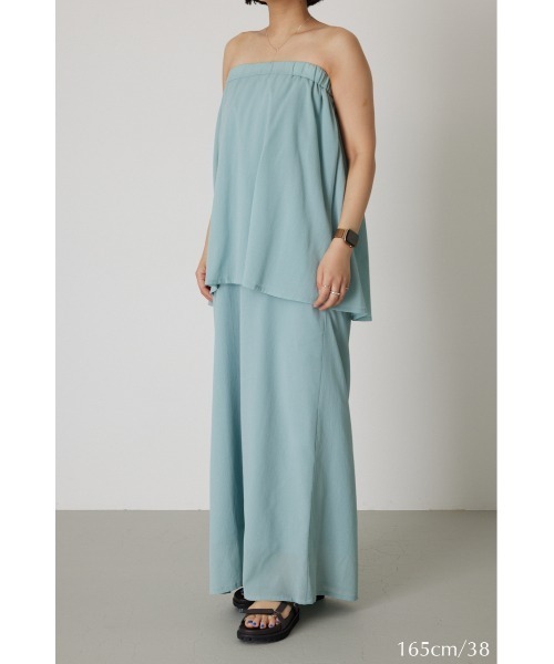 RIM.ARK(リムアーク)の「Summer cami dress サマーキャミドレス(ワンピース・レディース・ライトブルー/ブラック・36/38)」の22枚目の写真