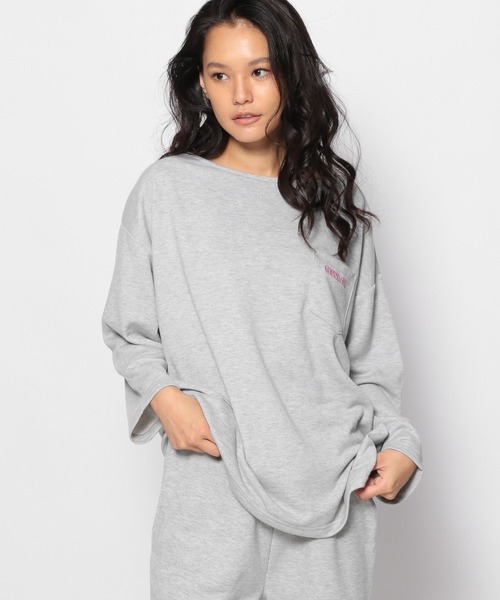 FOREVER 21（フォーエバー トゥエンティーワン）の「【FOREVER 21 x サウナボーイ】コラボ館内着（セットアップ・レディース・シルバー/ブラック・FREE）」の7枚目の写真