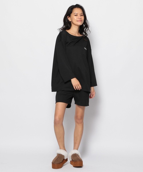 FOREVER 21（フォーエバー トゥエンティーワン）の「【FOREVER 21 x サウナボーイ】コラボ館内着（セットアップ・レディース・シルバー/ブラック・FREE）」の11枚目の写真