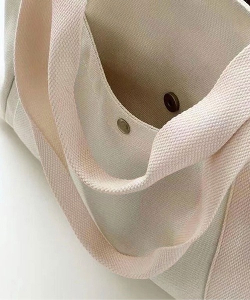 ammy.（エイミードット）の「【 ammy. / エイミードット 】 大容量 キャンバス トートバッグ（トートバッグ・レディース・カーキ/アイボリー/ブラック/ホワイト系その他・FREE）」の18枚目の写真