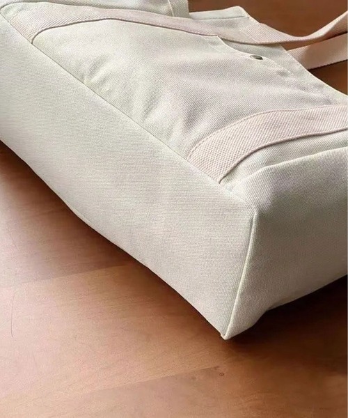 ammy.（エイミードット）の「【 ammy. / エイミードット 】 大容量 キャンバス トートバッグ（トートバッグ・レディース・カーキ/アイボリー/ブラック/ホワイト系その他・FREE）」の19枚目の写真