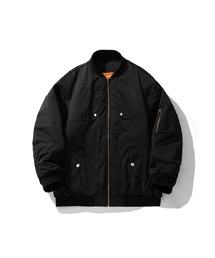 aimoha | aimoha outdoor ユニセックス ベーシックカラーオーバーサイズMA-1(MA-1)