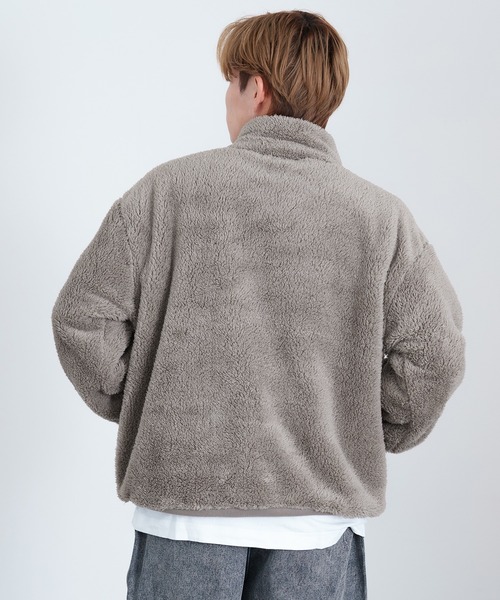 improves（インプローブス）の「ボア ハーフジップ トレーナー（スウェット・メンズ・ホワイト/ブラック/ベージュ/ブラウン・MEDIUM/LARGE/X-LARGE）」の13枚目の写真