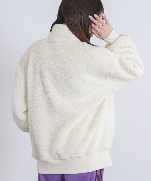 improves（インプローブス）の「ボア ハーフジップ トレーナー（スウェット・メンズ・ホワイト/ブラック/ベージュ/ブラウン・MEDIUM/LARGE/X-LARGE）」の6枚目の写真