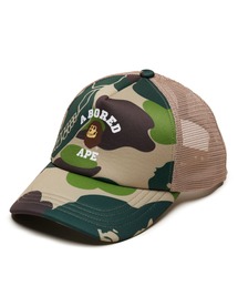 A BATHING APE 迷彩トラッカーキャップ A BATHING APE（アベイシングエイプ）の「BAPE X BAYC MESH CAP