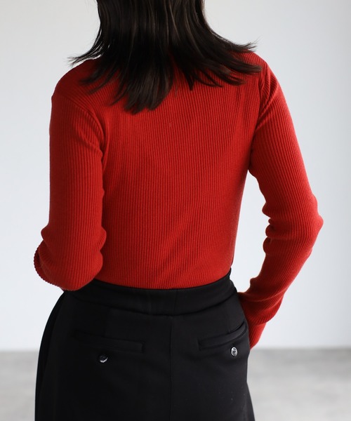 Supreme ニューヨークシルエットセーター S 黒/赤 週末値下げ❗️ SS24 Supreme Cashmere Sweater - カシミア セーター (Supreme