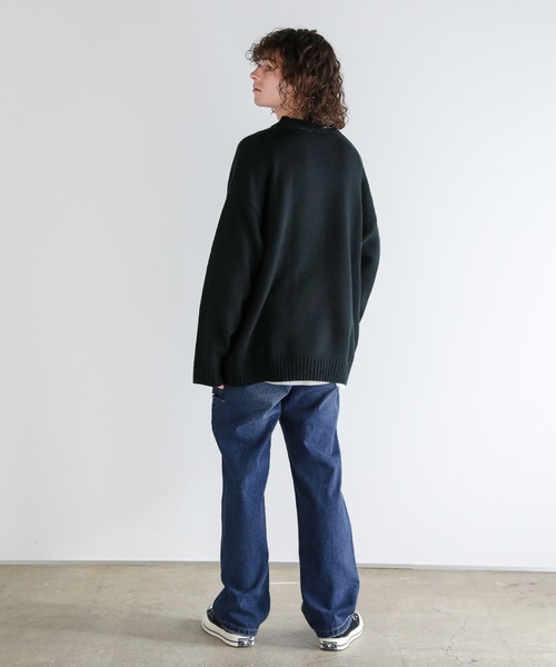 Buyer’ｓselect/ダメージ加工/サイドカッティングワイドシルエットストレートデニム（デニムパンツ）｜ASTRONOMY（アストロノミー）