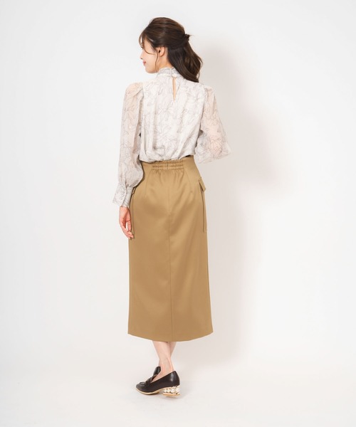 NOELA（ノエラ）の「マットサテンカーゴスカート（スカート・レディース・グレー/ピンク/カーキ・S/M）」の11枚目の写真