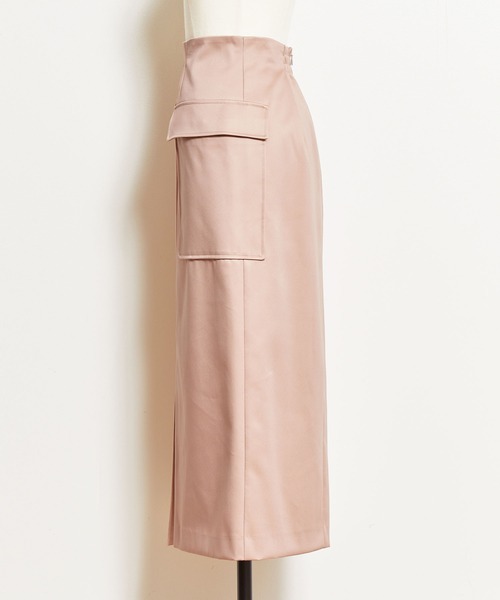 NOELA（ノエラ）の「マットサテンカーゴスカート（スカート・レディース・グレー/ピンク/カーキ・S/M）」の13枚目の写真