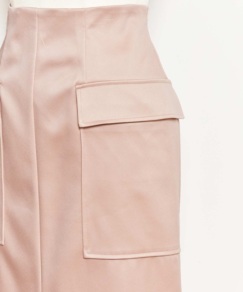 NOELA（ノエラ）の「マットサテンカーゴスカート（スカート・レディース・グレー/ピンク/カーキ・S/M）」の15枚目の写真
