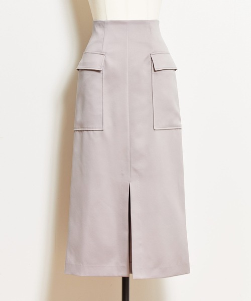 NOELA（ノエラ）の「マットサテンカーゴスカート（スカート・レディース・グレー/ピンク/カーキ・S/M）」の17枚目の写真