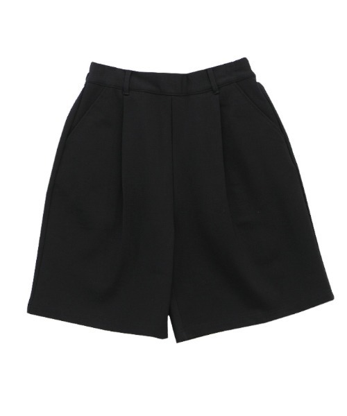 select MOCA(セレクトモカ)の「タックイージーハーフパンツ(その他パンツ・レディース・ベージュ/ブラック・FREE)」の8枚目の写真