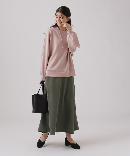DRESKIP(ドレスキップ)の「◆大人の上品シルエット ツイル微起毛フレアスカート(スカート・レディース・チャコールグレー/ブラック/スモーキーグリーン系・02/03/04)」の10枚目の写真