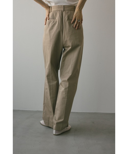 STYLEMIXER（スタイルミキサー）の「スリットセンタープレスパンツ（その他パンツ・レディース・ブラック/ベージュ・SMALL/MEDIUM）」の16枚目の写真