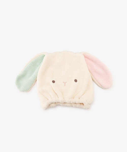 Afternoon Tea（アフタヌーンティー）の「うさぎ速乾タオルキャップ（その他ベビー用品・キッズ・アイボリー・ONE SIZE）」の3枚目の写真