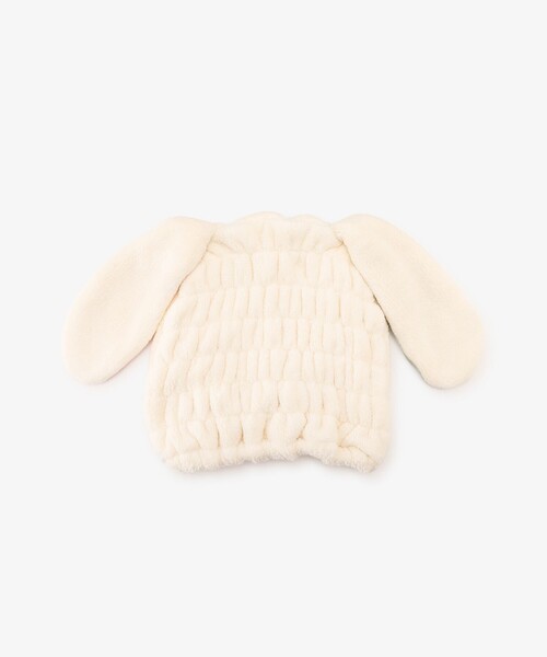 Afternoon Tea（アフタヌーンティー）の「うさぎ速乾タオルキャップ（その他ベビー用品・キッズ・アイボリー・ONE SIZE）」の4枚目の写真
