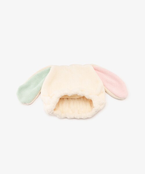 Afternoon Tea（アフタヌーンティー）の「うさぎ速乾タオルキャップ（その他ベビー用品・キッズ・アイボリー・ONE SIZE）」の5枚目の写真