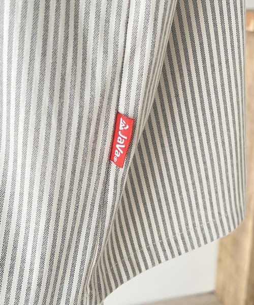 Java（ジャバ）の「《JaVa ジャバコラボ》トラッドテイストをポップにアップデート。胸刺繍ボタンダウンシャツ（シャツ/ブラウス・レディース・ブラック系その他/オフホワイト/ブルー/ベージュ・LARGE/MEDIUM/SMALL/X-LARGE）」の16枚目の写真