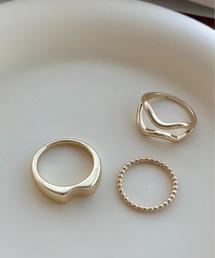 【apresjour mignon×ARIAZ】3SETデザインリング