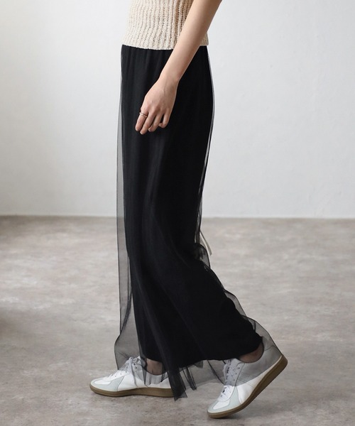 チュールレイヤードパンツ（その他パンツ）｜COMMRE（コムル）の