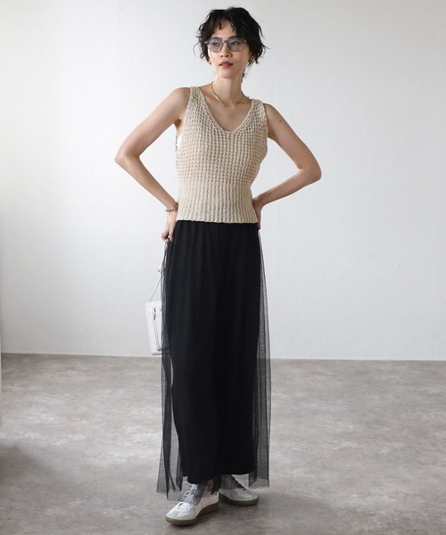 チュールレイヤードパンツ（その他パンツ）｜COMMRE（コムル）の