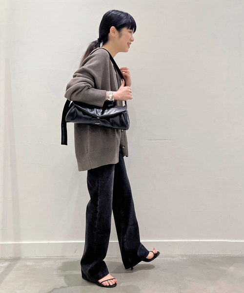 AP STUDIO(エーピーストゥディオ)の「リラックスサイズリネンカーディガン(ニット/セーター・レディース・オリーブ/グレー/ホワイト・FREE)」の6枚目の写真