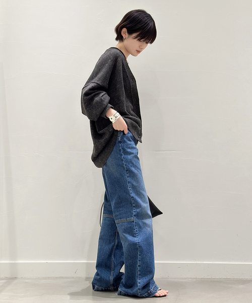 AP STUDIO(エーピーストゥディオ)の「リラックスサイズリネンカーディガン(ニット/セーター・レディース・オリーブ/グレー/ホワイト・FREE)」の18枚目の写真