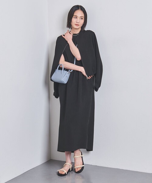 junko　ユナイテッドアローズ　ドロスト フレンチスリーブワンピース COMFY ドロスト フレンチスリーブ ワンピース