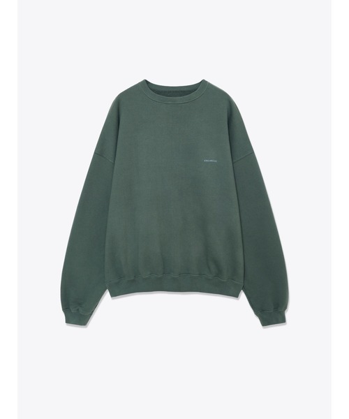 ENCIRCLE（エンサークル）の「【ENCIRCLE/エンサークル】Message sweatshirt/メッセージスウェットシャツ（スウェット・レディース・ダークグリーン・2/1/SHORT）」の3枚目の写真