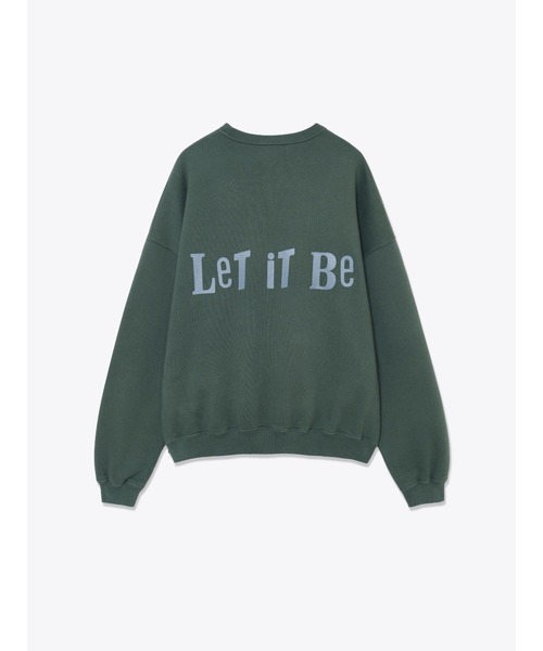 ENCIRCLE（エンサークル）の「【ENCIRCLE/エンサークル】Message sweatshirt/メッセージスウェットシャツ（スウェット・レディース・ダークグリーン・2/1/SHORT）」の2枚目の写真