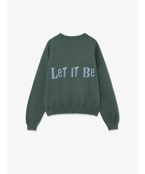 ENCIRCLE（エンサークル）の「【ENCIRCLE/エンサークル】Message sweatshirt/メッセージスウェットシャツ（スウェット・レディース・ダークグリーン・2/1/SHORT）」の6枚目の写真