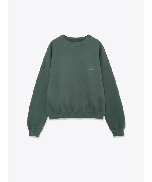 ENCIRCLE（エンサークル）の「【ENCIRCLE/エンサークル】Message sweatshirt/メッセージスウェットシャツ（スウェット・レディース・ダークグリーン・2/1/SHORT）」の7枚目の写真
