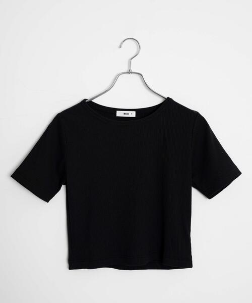 WEGO（ウィゴー）の「WEGO/コンパクトリブT（Tシャツ/カットソー・レディース・ブラック系その他/ブルー/ブラック系その他5/ブラック/ホワイト系その他5/ホワイト系その他/レッド/ホワイト/ライム・LARGE/MEDIUM/SMALL）」の20枚目の写真