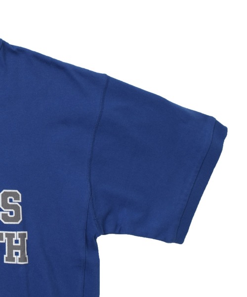 GLAZOS(グラソス)の「USAコットン・スウェットライクカレッジロゴプリント半袖Tシャツ(Tシャツ/カットソー・キッズ・ブラック/グレー/ブルー・170cm/160cm/150cm/140cm)」の8枚目の写真