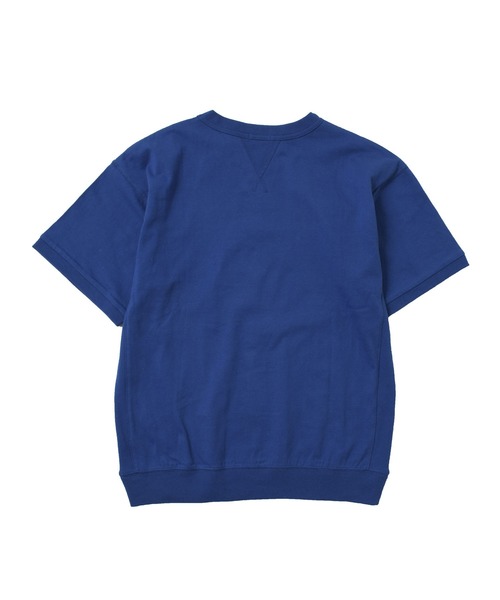 GLAZOS(グラソス)の「USAコットン・スウェットライクカレッジロゴプリント半袖Tシャツ(Tシャツ/カットソー・キッズ・ブラック/グレー/ブルー・170cm/160cm/150cm/140cm)」の5枚目の写真
