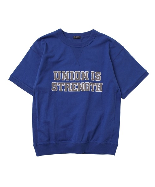 GLAZOS(グラソス)の「USAコットン・スウェットライクカレッジロゴプリント半袖Tシャツ(Tシャツ/カットソー・キッズ・ブラック/グレー/ブルー・170cm/160cm/150cm/140cm)」の13枚目の写真