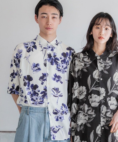 【セール】ＮＹＢＧボタニカルシャツＳＳ 113081（シャツ/ブラウス）｜LOWRYS FARM（ローリーズファーム） 5,262円