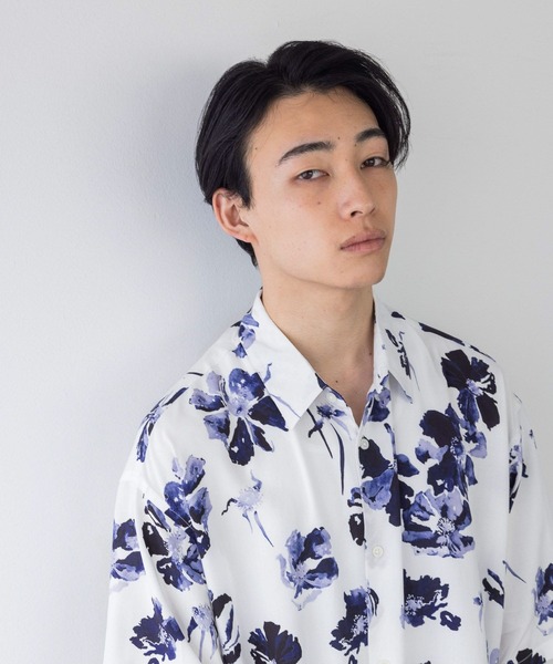 LOWRYS FARM（ローリーズファーム）の「ＮＹＢＧボタニカルシャツＳＳ　113081（シャツ/ブラウス・メンズ・ホワイト/ブラック/ネイビー・MEDIUM/LARGE）」の17枚目の写真