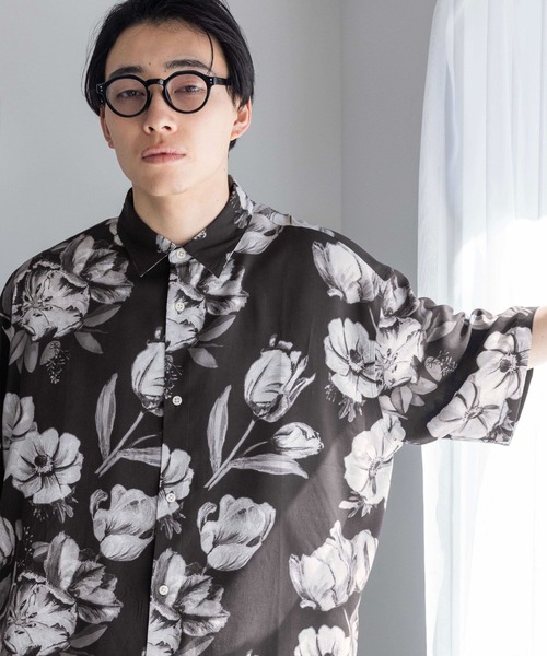 fig London（フィグロンドン）の「○botanical book shirt（シャツ