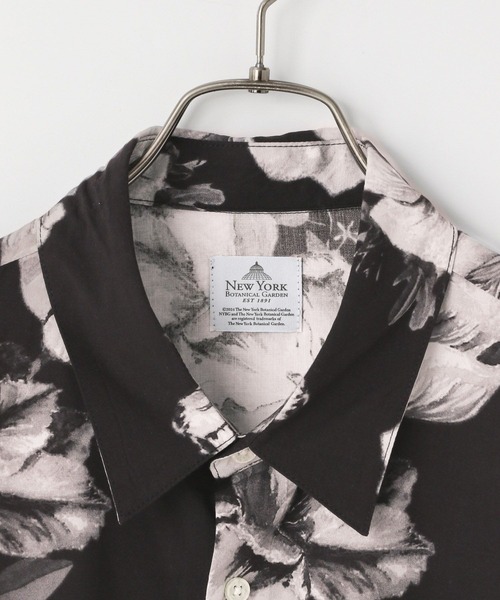 LOWRYS FARM（ローリーズファーム）の「ＮＹＢＧボタニカルシャツＳＳ　113081（シャツ/ブラウス・メンズ・ホワイト/ブラック/ネイビー・MEDIUM/LARGE）」の10枚目の写真