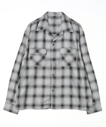 LUSOR | LUSOR（ルーソル）Rayon Plaid Open-Collar Shirt(シャツ/ブラウス)