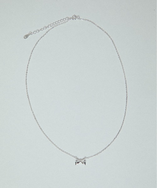 whim(ウィム)の「【NEW】Silver925 classic ribbon necklace(ネックレス・レディース・ゴールド/シルバー・FREE)」の10枚目の写真