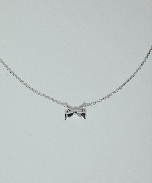 whim(ウィム)の「【NEW】Silver925 classic ribbon necklace(ネックレス・レディース・ゴールド/シルバー・FREE)」の11枚目の写真