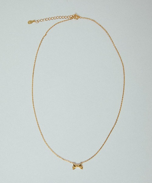 whim(ウィム)の「【NEW】Silver925 classic ribbon necklace(ネックレス・レディース・ゴールド/シルバー・FREE)」の8枚目の写真