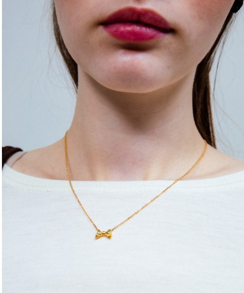 whim(ウィム)の「【NEW】Silver925 classic ribbon necklace(ネックレス・レディース・ゴールド/シルバー・FREE)」の12枚目の写真